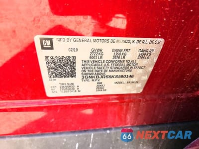 Zdjęcie 12 z 12 samochodu: 2019 CHEVROLET BLAZER RS VIN:3GNKBJRS5KS590146 - miniatura