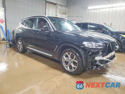 Czwarte zdjęcie samochodu z boku: 2022 BMW X3 XDRIVE30I VIN:WBX57DP0XNN162505 - miniatura