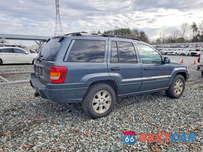Trzecie zdjęcie samochodu z tyłu: 2001 JEEP GRAND CHEROKEE LAREDO VIN:1J4GW48S31C540513 - miniatura