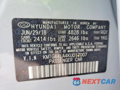Zdjęcie 12 z 12 samochodu: 2019 GENESIS G70 2.0T ADVANCED VIN:KMTG44LA4KU017007 - miniatura