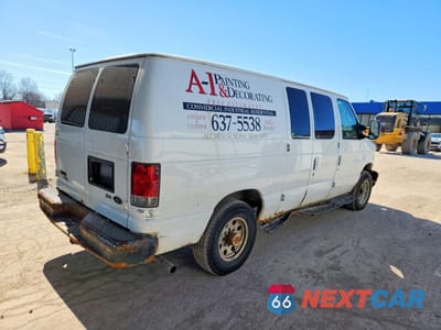 Trzecie zdjęcie samochodu z tyłu: 2014 FORD E150 UTILITY / SERVICE VAN VIN:1FTNE1EW1EDB06290 - miniatura