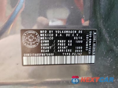 Zdjęcie 13 z 13 samochodu: 2015 VOLKSWAGEN GOLF VIN:3VW217AUXFM070608 - miniatura