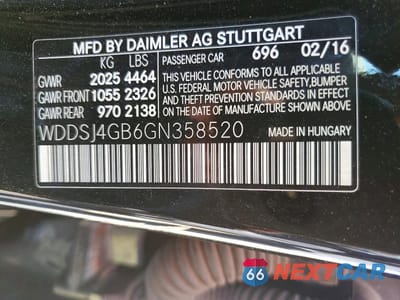 Zdjęcie 12 z 12 samochodu: 2016 MERCEDES-BENZ CLA 250 4MATIC VIN:WDDSJ4GB6GN358520 - miniatura