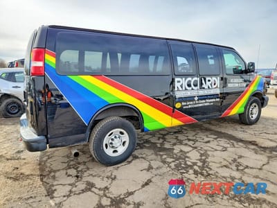 Trzecie zdjęcie samochodu z tyłu: 2019 CHEV EXPRESS G3500 VIN:1GCZGHFG2K1159377 - miniatura