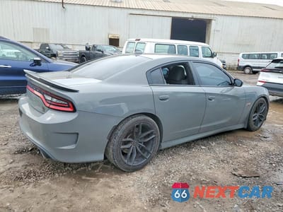 Trzecie zdjęcie samochodu z tyłu: 2019 DODGE CHARGER SCAT PACK VIN:2C3CDXGJ3KH650694 - miniatura