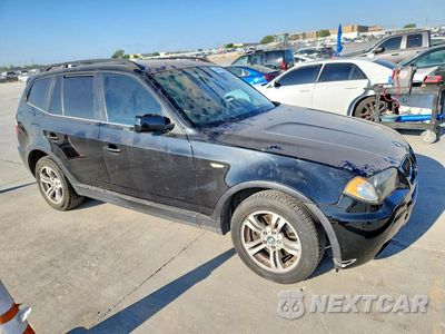 Czwarte zdjęcie samochodu z boku: 2006 BMW X3 3.0I VIN:WBXPA93406WD28996 - miniatura
