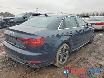 Trzecie zdjęcie samochodu z tyłu: 2018 AUDI A4 PREMIUM PLUS VIN:WAUENAF46JA232330 - miniatura