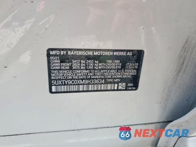 Zdjęcie 13 z 14 samochodu: 2021 BMW X3 XDRIVEM40I VIN:5UXTY9C0XM9H33634 - miniatura