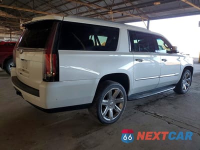 Trzecie zdjęcie samochodu z tyłu: 2019 CADILLAC ESCALADE ESV LUXURY VIN:1GYS4HKJ9KR397217 - miniatura