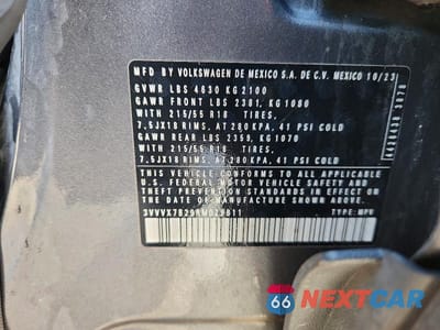 Zdjęcie 13 z 13 samochodu: 2024 VOLKSWAGEN TAOS SE VIN:3VVVX7B29RM029811 - miniatura