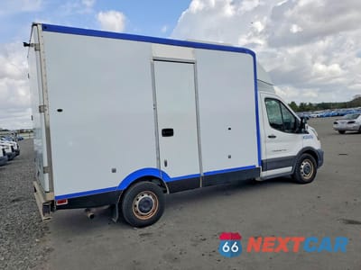 Trzecie zdjęcie samochodu z tyłu: 2020 FORD TRANSIT DELIVERY TRUCK VIN:1FDBW5Z8XLKB07476 - miniatura
