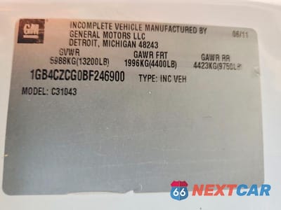Zdjęcie 12 z 12 samochodu: 2011 CHEVROLET SILVERADO FLATBED TRUCK VIN:1GB4CZCG0BF246900 - miniatura