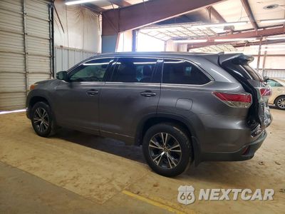 Drugie zdjęcie samochodu z przodu: 2016 TOYOTA HIGHLANDER XLE VIN:5TDJKRFH0GS332740 - miniatura