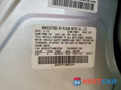 Zdjęcie 12 z 12 samochodu: 2016 INFINITI Q70L 3.7 VIN:JN1BY1PP1GM630254 - miniatura