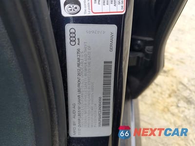 Zdjęcie 12 z 12 samochodu: 2018 AUDI A6 PREMIUM VIN:WAUF8AFC2JN064066 - miniatura