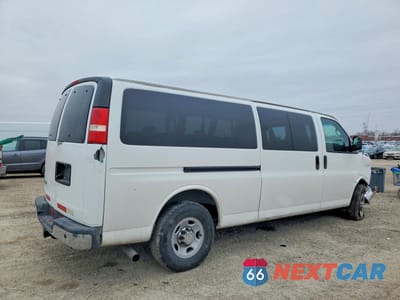 Trzecie zdjęcie samochodu z tyłu: 2013 CHEVROLET EXPRESS G3500 LT VIN:1GAZG1FG4D1123998 - miniatura