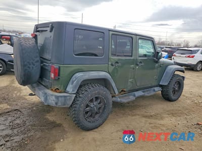Trzecie zdjęcie samochodu z tyłu: 2008 JEEP WRANGLER UNLIMITED X VIN:1J4GA39128L614092 - miniatura