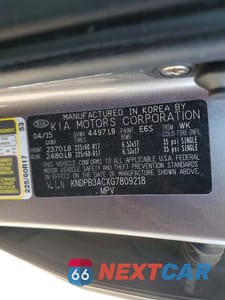 Zdjęcie 13 z 13 samochodu: 2016 KIA SPORTAGE VIN:KNDPB3ACXG7809218 - miniatura