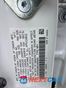 Zdjęcie 12 z 12 samochodu: 2018 HONDA CR-V EXL VIN:2HKRW2H85JH602943 - miniatura