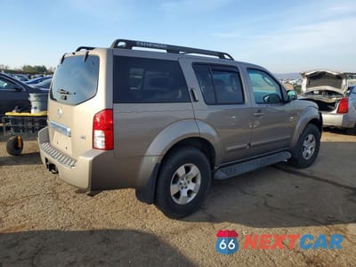 Trzecie zdjęcie samochodu z tyłu: 2007 NISSAN PATHFINDER S VIN:5N1AR18W07C602118 - miniatura