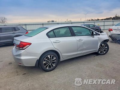 Trzecie zdjęcie samochodu z tyłu: 2013 HONDA CIVIC EXL VIN:2HGFB2F94DH546101 - miniatura