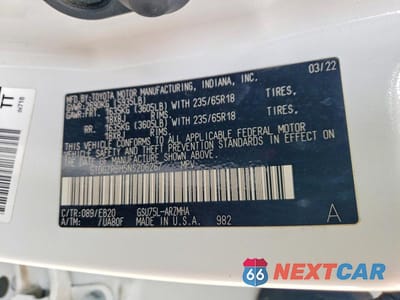 Zdjęcie 13 z 13 samochodu: 2022 TOYOTA HIGHLANDER XLE VIN:5TDGZRBH5NS206267 - miniatura
