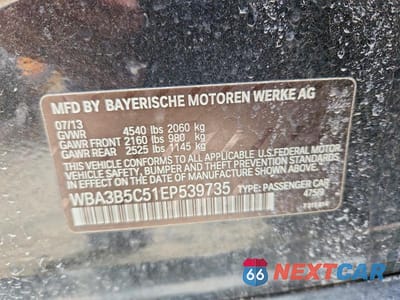Zdjęcie 12 z 12 samochodu: 2014 BMW 328 XI SULEV VIN:WBA3B5C51EP539735 - miniatura