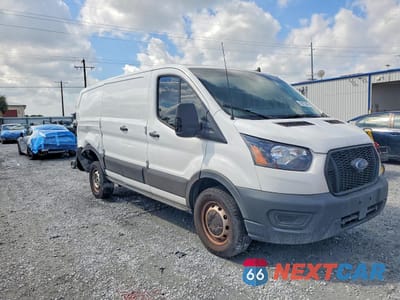Czwarte zdjęcie samochodu z boku: 2023 FORD TRANSIT 250 UTILITY / SERVICE VAN VIN:1FTBR1Y86PKA50558 - miniatura