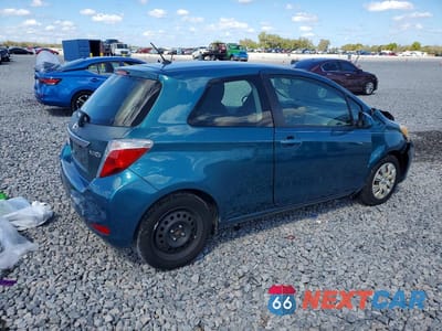Trzecie zdjęcie samochodu z tyłu: 2012 TOYOTA YARIS 3-DOOR L VIN:JTDJTUD37CD509264 - miniatura