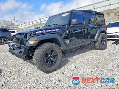 2019 JEEP WRANGLER UNLIMITED SPORT 1C4HJXDGXKW638675 - główne zdjęcie licytacji z USA - miniatura