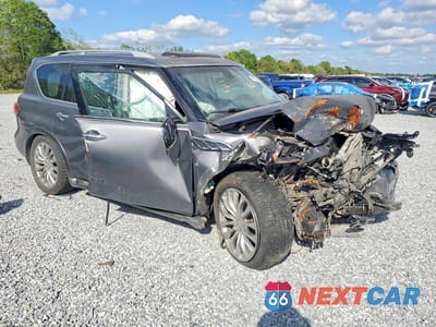 Czwarte zdjęcie samochodu z boku: 2016 INFINITI QX80 BASE VIN:JN8AZ2ND1G9800012 - miniatura