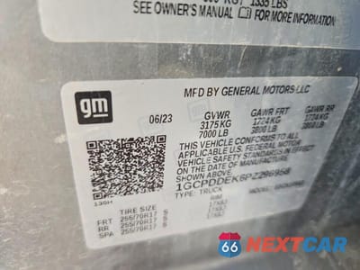 Zdjęcie 12 z 12 samochodu: 2023 CHEVROLET SILVERADO K1500 LT VIN:1GCPDDEK6PZ296958 - miniatura