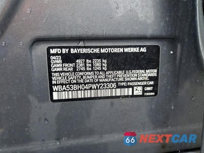 Zdjęcie 12 z 12 samochodu: 2023 BMW 530 I VIN:WBA53BH04PWY23306 - miniatura