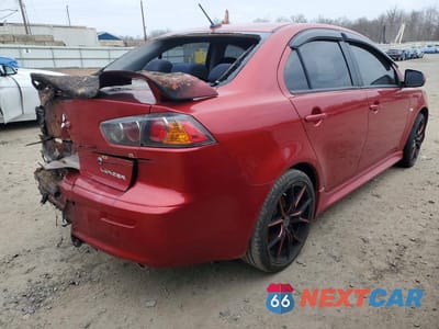 Trzecie zdjęcie samochodu z tyłu: 2010 MITSUBISHI LANCER GTS VIN:JA32U8FW5AU013231 - miniatura