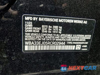 Zdjęcie 12 z 12 samochodu: 2024 BMW 760 XI VIN:WBA33EJ05RCR02944 - miniatura