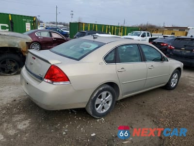 Trzecie zdjęcie samochodu z tyłu: 2008 CHEVROLET IMPALA LT VIN:2G1WT58KX89256189 - miniatura