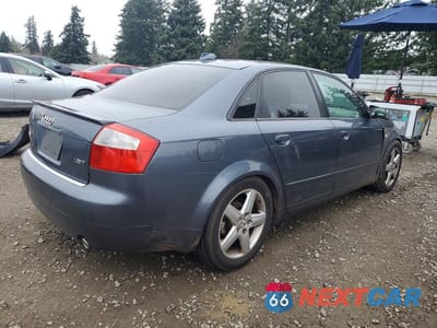 Trzecie zdjęcie samochodu z tyłu: 2004 AUDI A4 1.8T VIN:WAUJC68EX4A217230 - miniatura