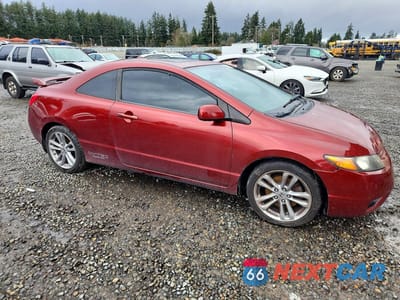 Czwarte zdjęcie samochodu z boku: 2008 HONDA CIVIC SI VIN:2HGFG215X8H704632 - miniatura