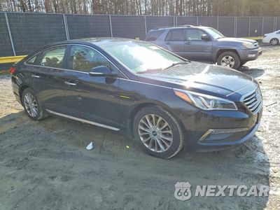 Czwarte zdjęcie samochodu z boku: 2015 HYUNDAI SONATA LIMITED VIN:5NPE34AF7FH231691 - miniatura