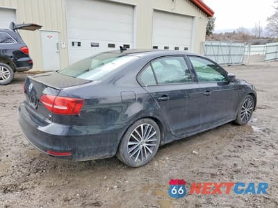 Trzecie zdjęcie samochodu z tyłu: 2015 VOLKSWAGEN JETTA SE VIN:3VWD17AJ3FM205006 - miniatura