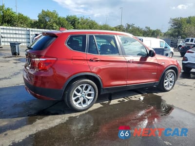 Trzecie zdjęcie samochodu z tyłu: 2013 BMW X3 XDRIVE35I VIN:5UXWX7C50DL981505 - miniatura