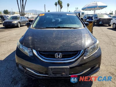 Piąte zdjęcie samochodu w środku: 2014 HONDA CIVIC HYBRID VIN:19XFB4F24EE201659 - miniatura