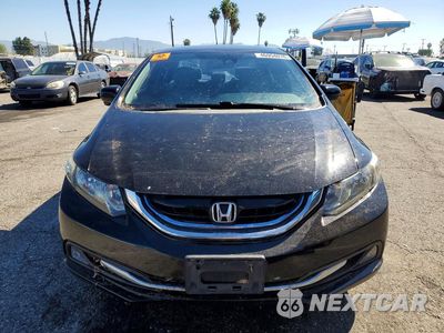 Piąte zdjęcie samochodu w środku: 2014 HONDA CIVIC HYBRID VIN:19XFB4F24EE201659 - miniatura