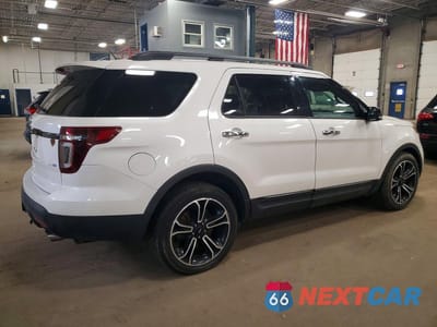 Trzecie zdjęcie samochodu z tyłu: 2014 FORD EXPLORER SPORT VIN:1FM5K8GT5EGC01031 - miniatura