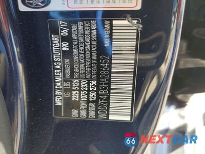 Zdjęcie 12 z 12 samochodu: 2017 MERCEDES-BENZ E 300 VIN:WDDZF4JB3HA286452 - miniatura