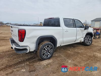 Trzecie zdjęcie samochodu z tyłu: 2023 GMC SIERRA K1500 AT4 VIN:1GTUUEE87PZ223014 - miniatura