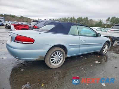 Trzecie zdjęcie samochodu z tyłu: 2002 CHRYSLER SEBRING LIMITED VIN:1C3EL65R72N314990 - miniatura