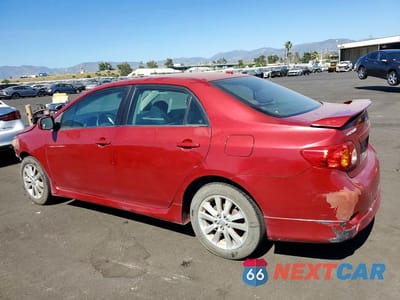 Drugie zdjęcie samochodu z przodu: 2009 TOYOTA COROLLA S VIN:2T1BU40E69C160659 - miniatura