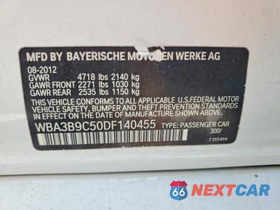 Zdjęcie 12 z 12 samochodu: 2013 BMW 335 XI VIN:WBA3B9C50DF140455 - miniatura
