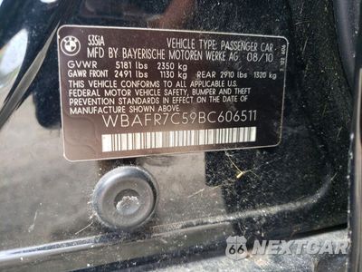 Zdjęcie 12 z 12 samochodu: 2011 BMW 535 I VIN:WBAFR7C59BC606511 - miniatura